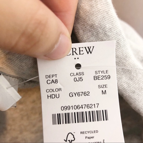 Jcrew Funnelneck Sweatshirts in Cloudspun Fleece - Picture 9 of 9